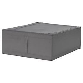 Storage bag Ikea Skubb dark gray 43x53x19 cm